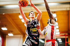 Basketball, win2day Basketball Superliga 2023/24, 4.Plazierungsrunde, Traiskirchen Lions, Gmunden Swans, Benedikt Güttl (7)