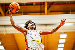 Basketball, win2day Basketball Superliga 2023/24, 4.Plazierungsrunde, Traiskirchen Lions, Gmunden Swans, Demarcus Demonia (4)