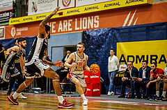 Basketball, win2day Basketball Superliga 2023/24, 4.Plazierungsrunde, Traiskirchen Lions, Gmunden Swans, Edgars Lasenbergs (25)