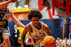 Basketball, win2day Basketball Superliga 2023/24, 4.Plazierungsrunde, Traiskirchen Lions, Gmunden Swans, Demarcus Demonia (4)