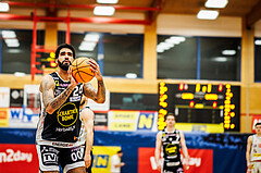 Basketball, win2day Basketball Superliga 2023/24, 4.Plazierungsrunde, Traiskirchen Lions, Gmunden Swans, Trey Alex Moses (24)