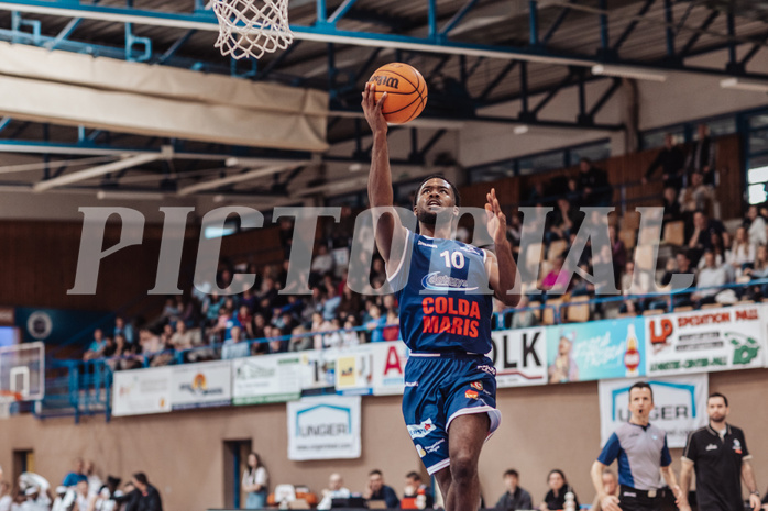 Basketball, Basketball Superliga 2023/24 , Qualifikationsrunde 4, Oberwart Gunners, BBC Nord Dragonz, Austen Awosika (10)
