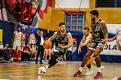Basketball, win2day Basketball Superliga 2023/24, 4.Plazierungsrunde, Traiskirchen Lions, Gmunden Swans, Daniel Friedrich (6)