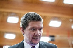 Basketball, Admiral Basketball Superliga 2019/20, Grunddurchgang 7.Runde, Traiskirchen Lions, DC Timberwolves, Hubert Schmidt (Headcoach)