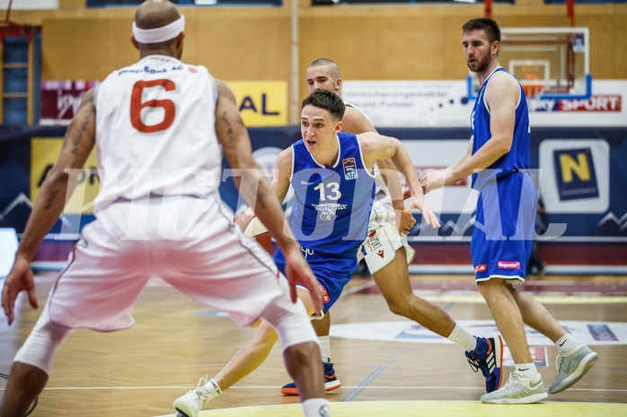 Basketball, Admiral Basketball Superliga 2019/20, Grunddurchgang 7.Runde, Traiskirchen Lions, DC Timberwolves, Lukas Reichle (13)