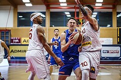 Basketball, Admiral Basketball Superliga 2019/20, Grunddurchgang 7.Runde, Traiskirchen Lions, DC Timberwolves, Lukas Reichle (13)