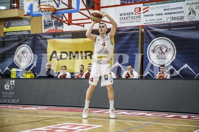 Basketball, Admiral Basketball Superliga 2019/20, Grunddurchgang 7.Runde, Traiskirchen Lions, D.C. Timberwolves, Sebastian Lesny (4)