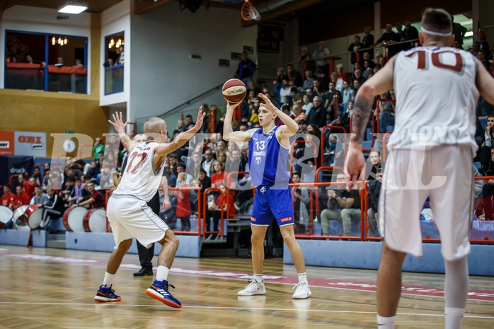Basketball, Admiral Basketball Superliga 2019/20, Grunddurchgang 7.Runde, Traiskirchen Lions, DC Timberwolves, Lukas Reichle (13)