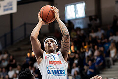 Basketball, Basketball Superliga 2022/23, Viertelfinale Spiel 1, Oberwart Gunners, Klosterneuburg Dukes, Joshua Nurse (13), Rob Howard (5)