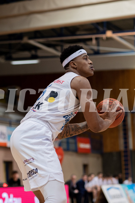 Basketball, Basketball Superliga 2022/23, Grunddurchgang Runde 20 , Oberwart Gunners, Flyers Wels, Rob Howard (5)