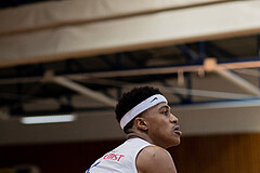 Basketball, Basketball Superliga 2022/23, Grunddurchgang Runde 20 , Oberwart Gunners, Flyers Wels, Rob Howard (5)