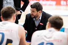 Basketball, Basketball Superliga 2022/23, Platzierungsrunde 5, Oberwart Gunners, Flyers Wels, Horst Leitner (Coach)