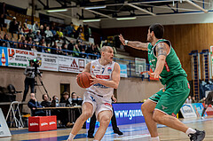 Basketball, Basketball Superliga 2022/23, Grunddurchgang Runde 21 , Oberwart Gunners, Kapfenberg Bulls, Sebastian K
