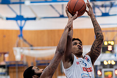 Basketball, Basketball Superliga 2022/23, Viertelfinale Spiel 3, Oberwart Gunners, Klosterneuburg Dukes, Arnold Fripp (3), Rob Howard (5)