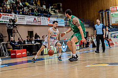 Basketball, Basketball Superliga 2022/23, Grunddurchgang Runde 21 , Oberwart Gunners, Kapfenberg Bulls, Derek Hanes (14), Brad Greene (15)