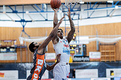 Basketball, Basketball Superliga 2022/23, Viertelfinale Spiel 3, Oberwart Gunners, Klosterneuburg Dukes, Arnold Fripp (3), Rob Howard (5)