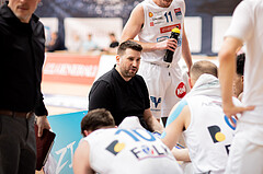 Basketball, Basketball Superliga 2022/23, Grunddurchgang Runde 20 , Oberwart Gunners, Flyers Wels, Horst Leitner (Coach)