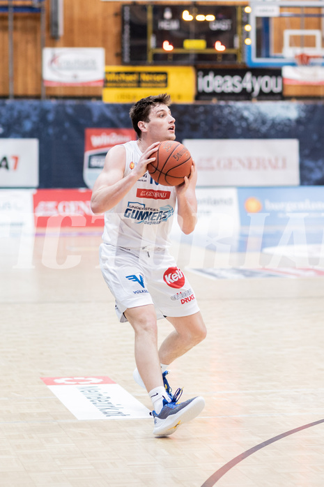 Basketball, Basketball Superliga 2022/23, Viertelfinale Spiel 1, Oberwart Gunners, Klosterneuburg Dukes, Brock Gardner (10)
