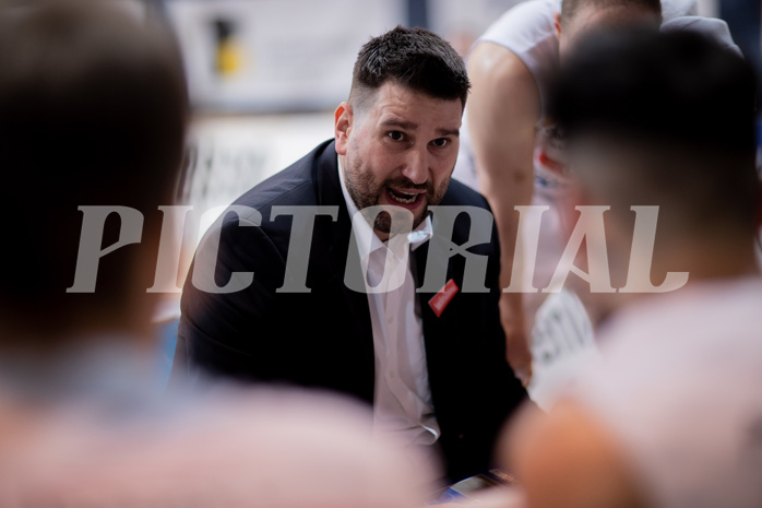 Basketball, Basketball Superliga 2022/23, Grunddurchgang Runde 20 , Oberwart Gunners, Flyers Wels, Horst Leitner (Coach)