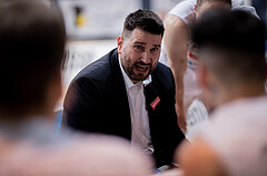 Basketball, Basketball Superliga 2022/23, Grunddurchgang Runde 20 , Oberwart Gunners, Flyers Wels, Horst Leitner (Coach)