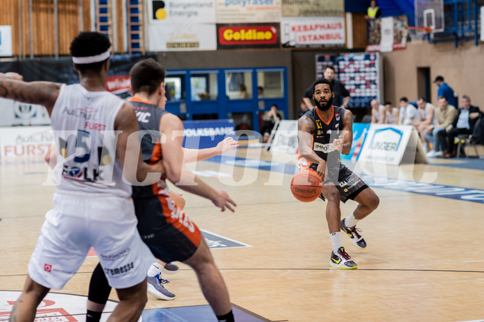 Basketball, Basketball Superliga 2022/23, Viertelfinale Spiel 1, Oberwart Gunners, Klosterneuburg Dukes, Arnold Fripp (3)
