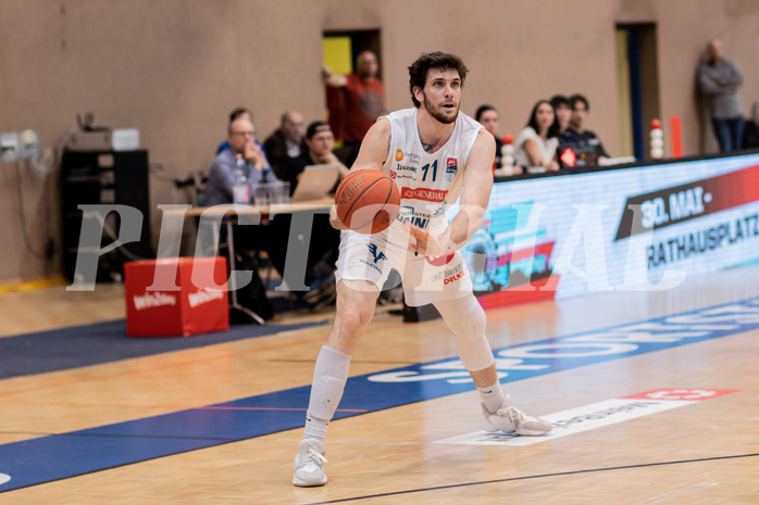 Basketball, Basketball Superliga 2022/23, Viertelfinale Spiel 1, Oberwart Gunners, Klosterneuburg Dukes, John Joseph Rauch (11)