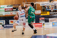 Basketball, Basketball Superliga 2022/23, Grunddurchgang Runde 21 , Oberwart Gunners, Kapfenberg Bulls, Sebastian K