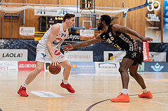 Basketball, Basketball Superliga 2022/23, Platzierungsrunde 5, Oberwart Gunners, Flyers Wels, Brock Gardner (10), Austen Awosika (10)