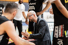 Basketball, Basketball Superliga 2022/23, Platzierungsrunde 5, Oberwart Gunners, Flyers Wels, Sebastian Waser (Coach)