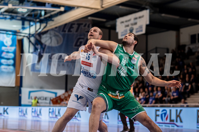 Basketball, Basketball Superliga 2022/23, Grunddurchgang Runde 21 , Oberwart Gunners, Kapfenberg Bulls, Renato Poljak (16), Brad Greene (15)