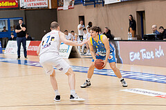 Basketball, Basketball Superliga 2022/23, Grunddurchgang Runde 20 , Oberwart Gunners, Flyers Wels, Felix Angerbauer (4), Sebastian K