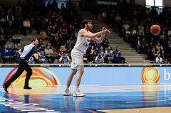 Basketball, Basketball Superliga 2022/23, Platzierungsrunde 3, Oberwart Gunners, BC Vienna, John Joseph Rauch (11)