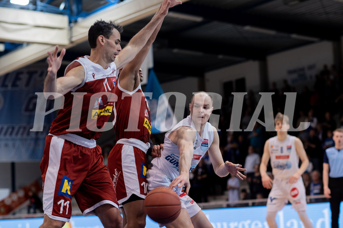 Basketball, Basketball Superliga 2022/23, Grunddurchgang Runde 20 , Oberwart Gunners, Flyers Wels, Sebastian K