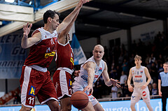 Basketball, Basketball Superliga 2022/23, Grunddurchgang Runde 20 , Oberwart Gunners, Flyers Wels, Sebastian K