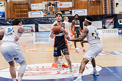 Basketball, Basketball Superliga 2022/23, Platzierungsrunde 10, Oberwart Gunners, Klosterneuburg Dukes, Brock Gardner (10), Lennart Burgemeister (10), Rob Howard (5)