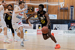 Basketball, Basketball Superliga 2022/23, Platzierungsrunde 5, Oberwart Gunners, Flyers Wels, Jonathan Knessl (12), Austen Awosika (10)