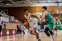 Basketball, Basketball Superliga 2022/23, Grunddurchgang Runde 21 , Oberwart Gunners, Kapfenberg Bulls, Rob Howard (5), Nemanja Krstic (12)