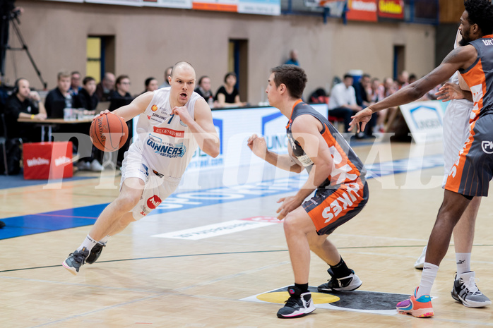 Basketball, Basketball Superliga 2022/23, Viertelfinale Spiel 3, Oberwart Gunners, Klosterneuburg Dukes, Sebastian K