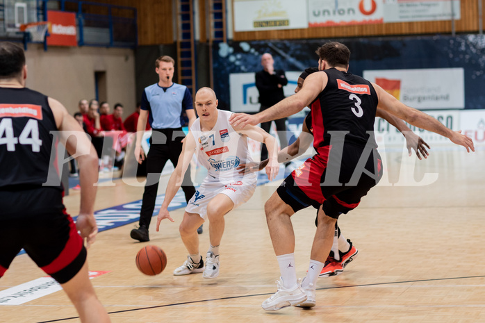Basketball, Basketball Superliga 2022/23, Platzierungsrunde 3, Oberwart Gunners, BC Vienna, Sebastian K