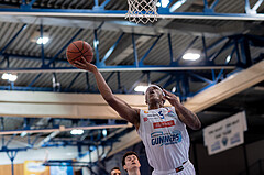Basketball, Basketball Superliga 2022/23, Grunddurchgang Runde 20 , Oberwart Gunners, Flyers Wels, Rob Howard (5)