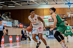 Basketball, Basketball Superliga 2022/23, Grunddurchgang Runde 21 , Oberwart Gunners, Kapfenberg Bulls, Rob Howard (5), Nemanja Krstic (12)