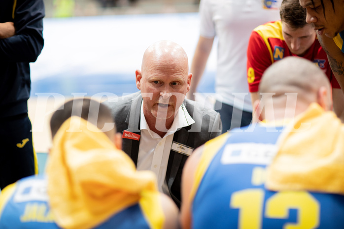 Basketball, Basketball Superliga 2022/23, Grunddurchgang Runde 20 , Oberwart Gunners, Flyers Wels, Mike Coffin (Coach)