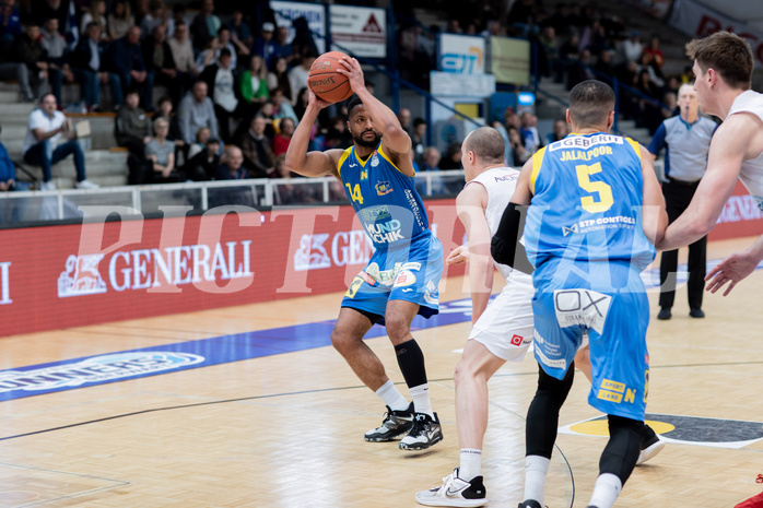Basketball, Basketball Superliga 2022/23, Grunddurchgang Runde 20 , Oberwart Gunners, Flyers Wels, Mike Holton (14), Sebastian K