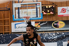 Basketball, Basketball Superliga 2022/23, Platzierungsrunde 5, Oberwart Gunners, Flyers Wels, Terrell Allen (5)