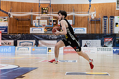 Basketball, Basketball Superliga 2022/23, Platzierungsrunde 5, Oberwart Gunners, Flyers Wels, Elvir Jakupovic (21)