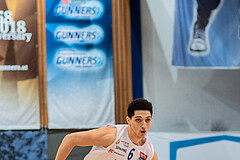 Basketball, Basketball Superliga 2022/23, Grunddurchgang Runde 21 , Oberwart Gunners, Kapfenberg Bulls, Magdy Aboud-Ahmed(6)