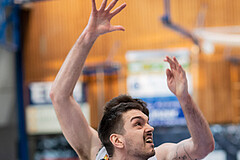Basketball, Basketball Superliga 2022/23, Viertelfinale Spiel 1, Oberwart Gunners, Klosterneuburg Dukes, Benjamin Blazevic (11)