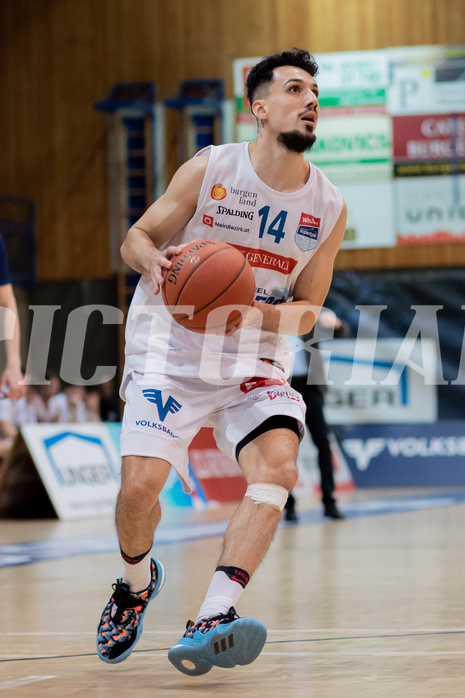 Basketball, Basketball Superliga 2022/23, Grunddurchgang Runde 20 , Oberwart Gunners, Flyers Wels, Derek Hanes (14)