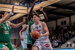 Basketball, Basketball Superliga 2022/23, Grunddurchgang Runde 21 , Oberwart Gunners, Kapfenberg Bulls, Lesley Varner (21), Brock Gardner (10)