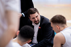 Basketball, Basketball Superliga 2022/23, Viertelfinale Spiel 3, Oberwart Gunners, Klosterneuburg Dukes, Horst Leitner (Coach)